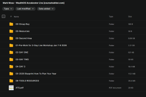 Mark Moss – WealthOS Accelerator Live