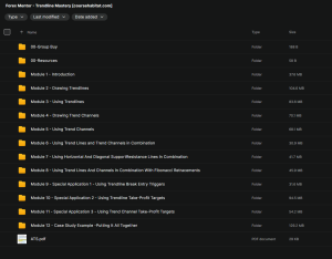 Forex Mentor – Trendline Mastery Course