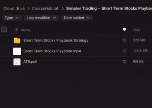 Simpler Trading – Short Term Stocks Playbook