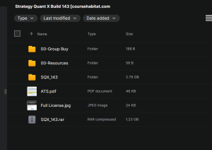 Strategy Quant X Build 143