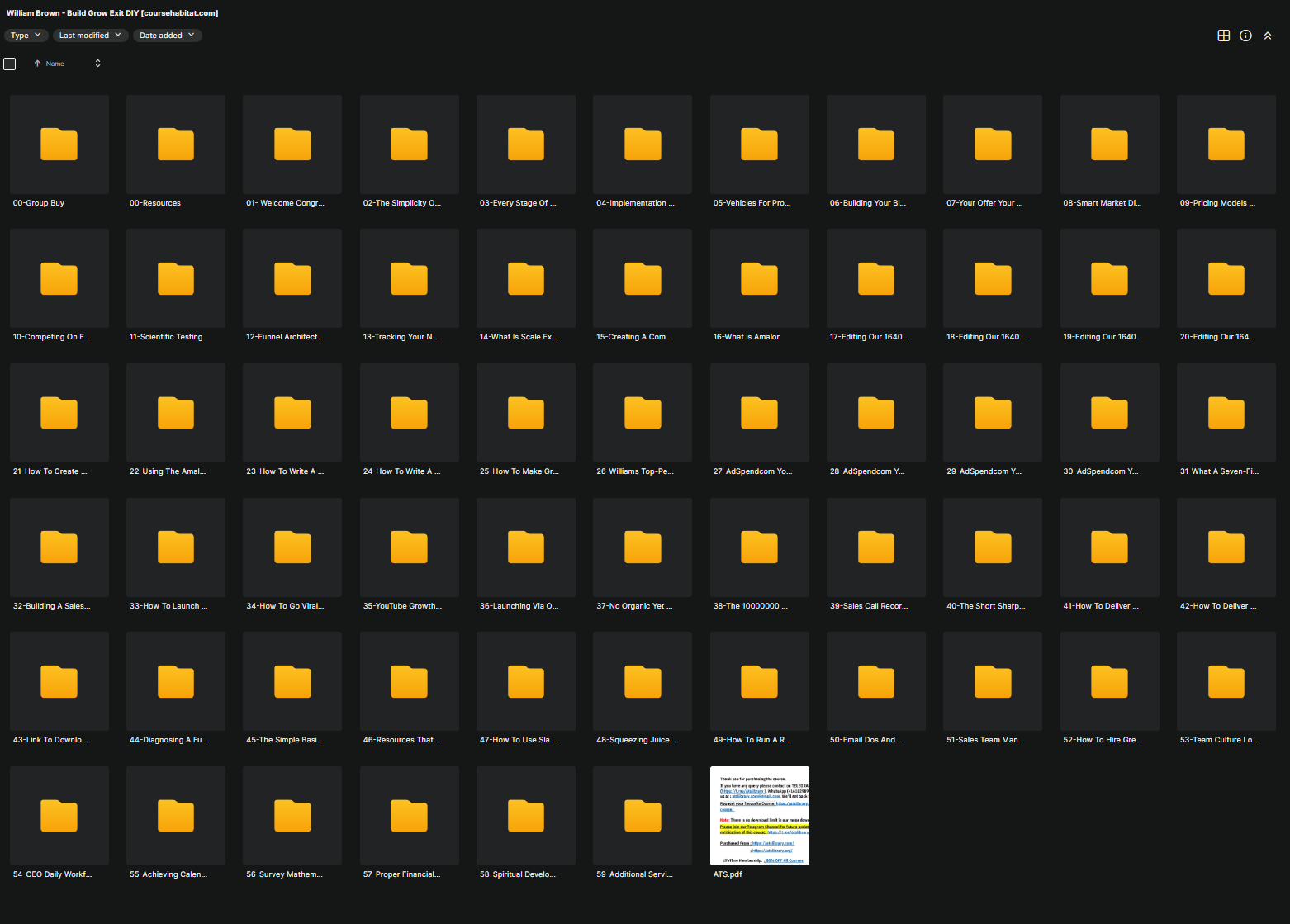 William Brown – Build Grow & Exit DIY