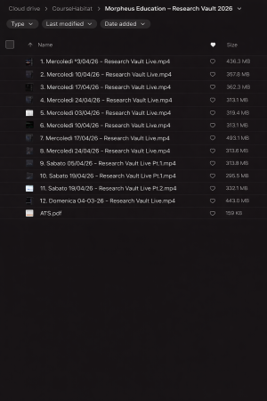 Morpheus Education – Research Vault 2026