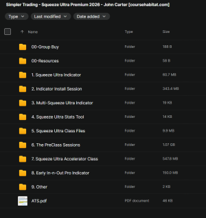 Simpler Trading - Squeeze Ultra Premium 2026 - John Carter