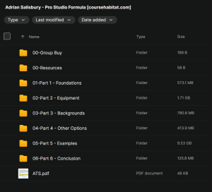 Adrian Salisbury – Pro Studio Formula