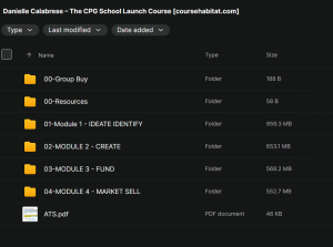 Danielle Calabrese – The CPG School Launch Course