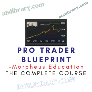 Promo graphic for Pro Trader Blueprint course by Morpheus Education, with a stock chart image included in the design.
