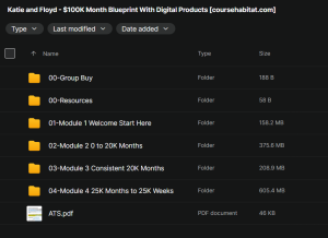 Katie and Floyd – $100K Month Blueprint With Digital Products