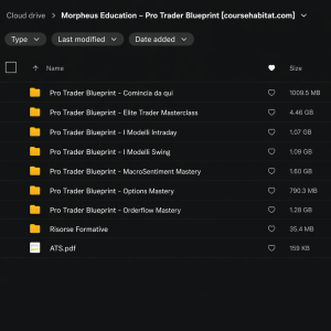Morpheus Education – Pro Trader Blueprint