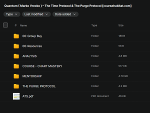 Quantum ( Marko Vrecko ) – The Time Protocol & The Purge Protocol