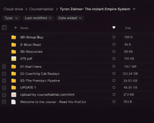 Tyson Zahner – The Instant Empire System