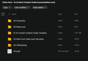 Claire Hunt – AI Content Creation Guide