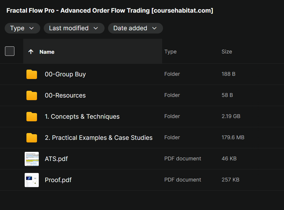 Fractal Flow Pro – Advanced Order Flow Trading