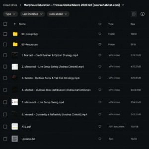 Morpheus Education – Trincea Global Macro 2026 Q2