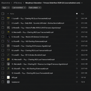 Morpheus Education – Trincea Orderflow 2026 Q2