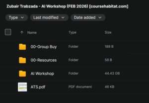 Zubair Trabzada – AI Workshop (FEB 2026)