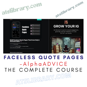 AlphaADVICE – Faceless Quote Pages