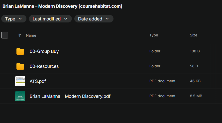 Brian LaManna – Modern Discovery