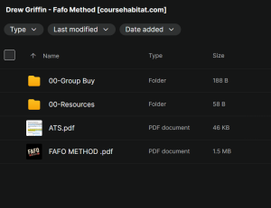 Drew Griffin – Fafo Method