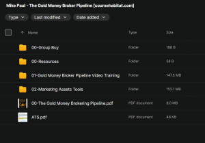 Mike Paul – The Gold Money Broker Pipeline
