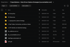 ProjectOptions – Data Driven Options Strategies