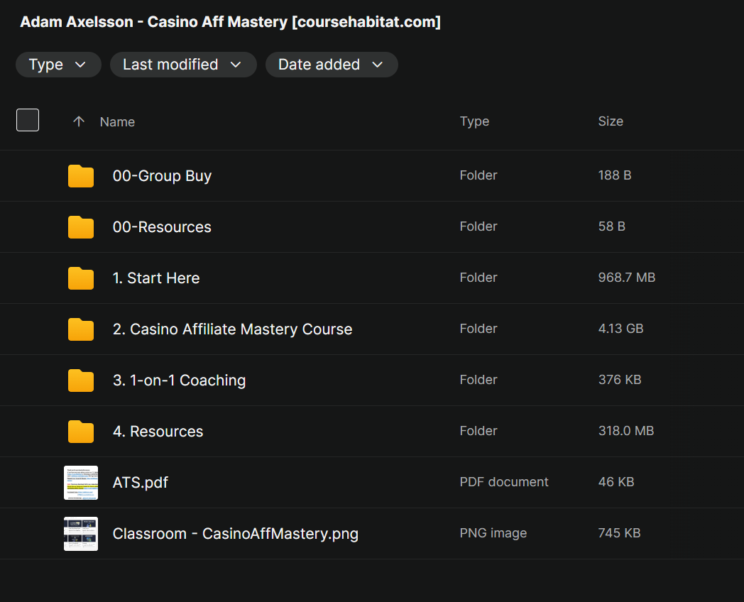 Adam Axelsson – Casino Aff Mastery
