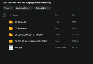 Alex Gonzales – Set And Forget