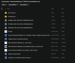 Jonathan Mast – Wonderful Websites 2.0™ REPLAY