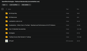 Quantified Strategies – Platinum Membership