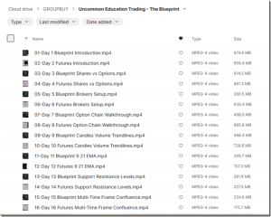Uncommon Education Trading – The Blueprint