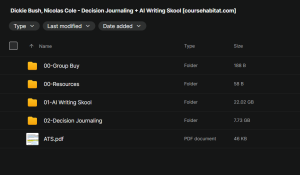 Dickie Bush & Nicolas Cole – Decision Journaling + AI Writing Skool