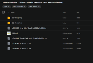 Robert MacKelfresh – Local SEO Blueprint
