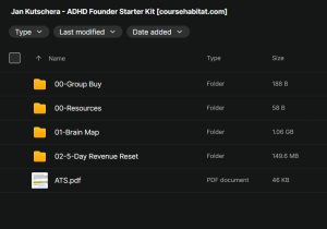 Jan Kutschera – ADHD Founder Starter Kit